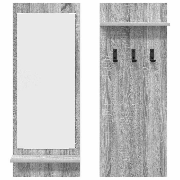 Răcător de paltoane montat pe perete Gri Sonoma 70 x 10 x 90 cm - WALTI WALTI