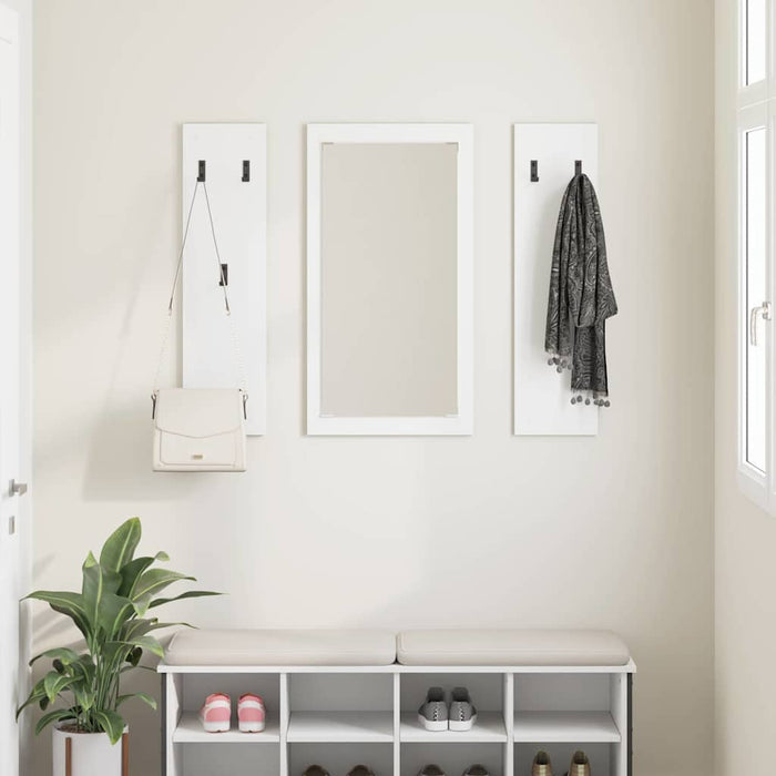 Răcător de paltoane montat pe perete Alb 96 x 1,5 x 90 cm - WALTI WALTI