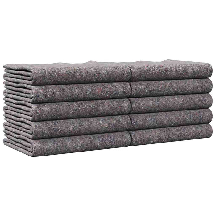 Pături de mutare 10 pcs Gri 150 x 200 cm țesătură - WALTI WALTI