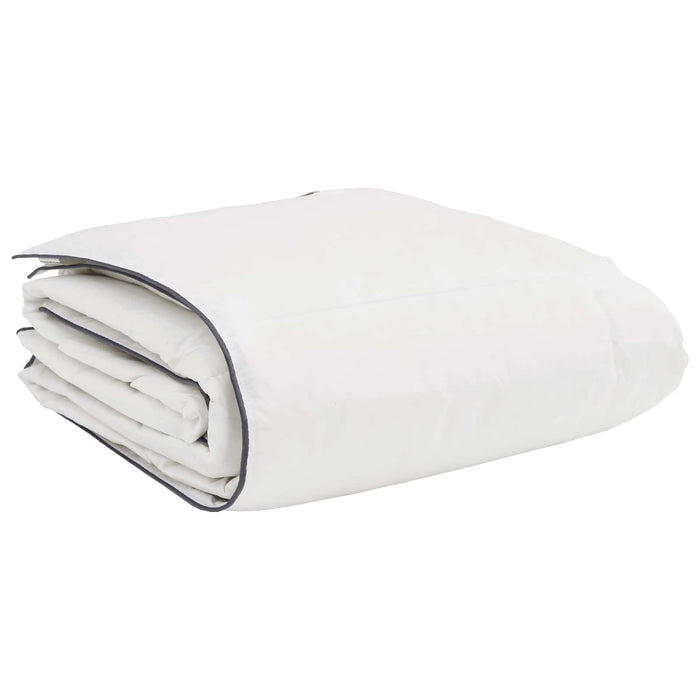 Duvet de iarnă cu pernă 2 pcs Alb Pene de rață - WALTI WALTI
