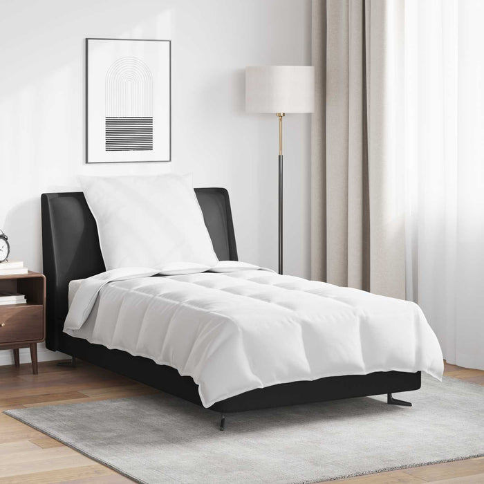 Duvet 2 în 1 cu pernă 2 pcs Alb Pene de rață - WALTI WALTI