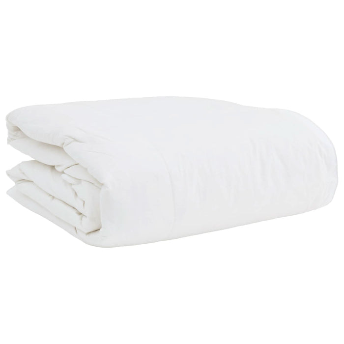Duvet 2 în 1 cu pernă 2 pcs Alb Pene de rață - WALTI WALTI