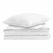 Duvet 2 în 1 cu pernă 2 pcs Alb Pene de rață - WALTI WALTI