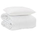 Pilotă de vară cu pernă 2 pcs Alb Microfibră - WALTI WALTI