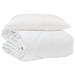 Pilotă de vară cu pernă 2 pcs Alb Microfibră - WALTI WALTI