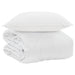 Pilotă de vară cu pernă 2 pcs Alb Microfibră - WALTI WALTI