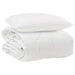 Duvet pentru Toate Sezoanele cu pernă 2 pcs Alb Microfibră - WALTI WALTI