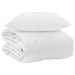 Duvet pentru Toate Sezoanele cu pernă 2 pcs Alb Microfibră - WALTI WALTI