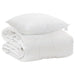 Duvet pentru Toate Sezoanele cu pernă 2 pcs Alb Microfibră - WALTI WALTI