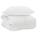 Duvet pentru Toate Sezoanele cu pernă 2 pcs Alb Microfibră - WALTI WALTI