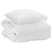 Duvet pentru Toate Sezoanele cu pernă 2 pcs Alb Microfibră - WALTI WALTI