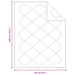 Duvet pentru Toate Sezoanele cu pernă 2 pcs Alb Microfibră - WALTI WALTI