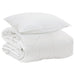 Duvet pentru Toate Sezoanele cu pernă 2 pcs Alb Microfibră - WALTI WALTI
