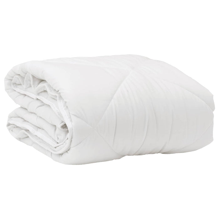 Pilotă cu pernă 2 pcs Alb Microfibră - WALTI WALTI
