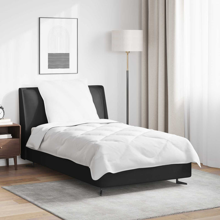 Pilotă cu pernă 2 pcs Alb Microfibră - WALTI WALTI