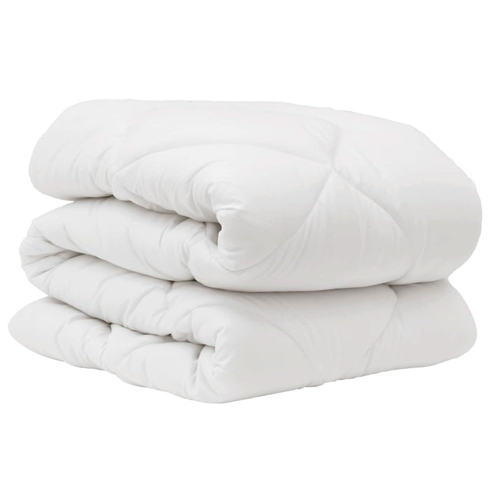 Pilotă cu pernă 2 pcs Alb Microfibră - WALTI WALTI