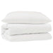 Set de Pături cu pernă 2 pcs Alb Microfibră - WALTI WALTI
