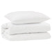 Set de Pături cu pernă 2 pcs Alb Microfibră - WALTI WALTI