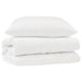 Set de Pături cu pernă 2 pcs Alb Microfibră - WALTI WALTI