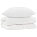 Set de Pături cu pernă 2 pcs Alb Microfibră - WALTI WALTI