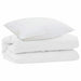 Set de Pături cu pernă 2 pcs Alb Microfibră - WALTI WALTI