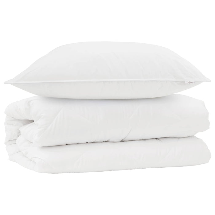Set de Pături cu pernă 2 pcs Alb Microfibră - WALTI WALTI