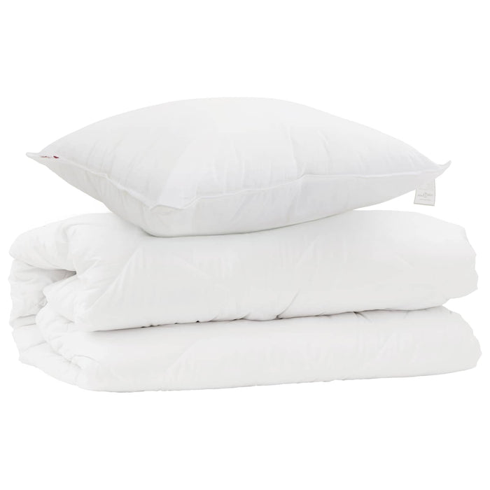 Set de Pături cu pernă 2 pcs Alb Microfibră - WALTI WALTI