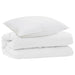Set de Pături cu pernă 2 pcs Alb Microfibră - WALTI WALTI