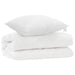 Set de Pături cu pernă 2 pcs Alb Microfibră - WALTI WALTI