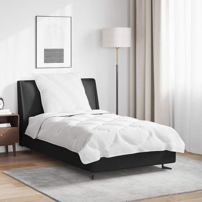 Set de Pături cu pernă 2 pcs Alb Microfibră - WALTI WALTI