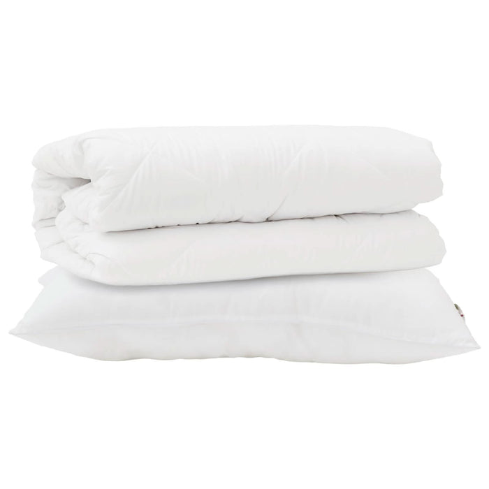 Set de Pături cu pernă 2 pcs Alb Microfibră - WALTI WALTI