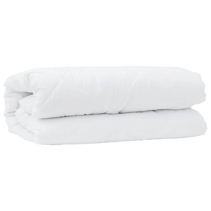 Pilotă cu pernă 2 pcs Alb 155 x 200 cm Microfibră - WALTI WALTI