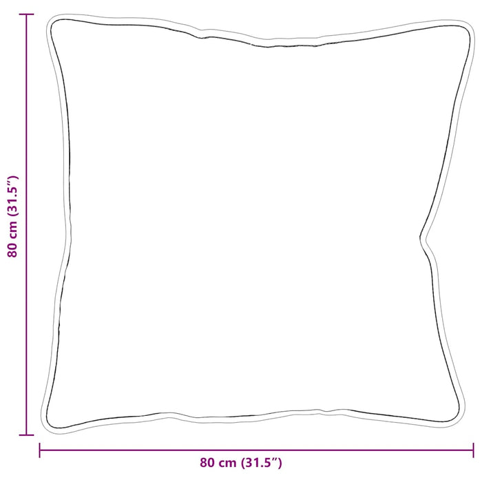 Pilotă cu pernă 2 pcs Alb 155 x 200 cm Microfibră - WALTI WALTI