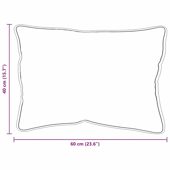 Pilotă cu pernă 2 pcs Alb 140 x 220 cm Microfibră - WALTI WALTI