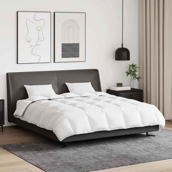 Duvet de iarnă cu pernă 3 pcs Alb Pene de rață - WALTI WALTI