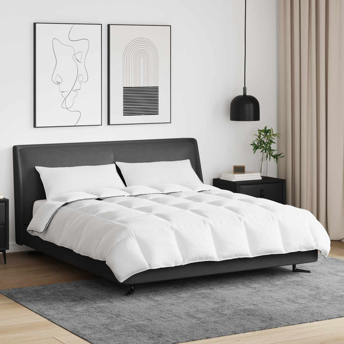 Duvet de iarnă cu pernă 3 pcs Alb Pene de rață - WALTI WALTI