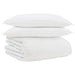 Duvet de iarnă cu pernă 3 pcs Alb Pene de rață - WALTI WALTI