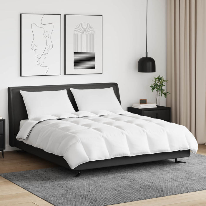 Duvet de iarnă cu pernă 3 pcs Alb Pene de rață - WALTI WALTI
