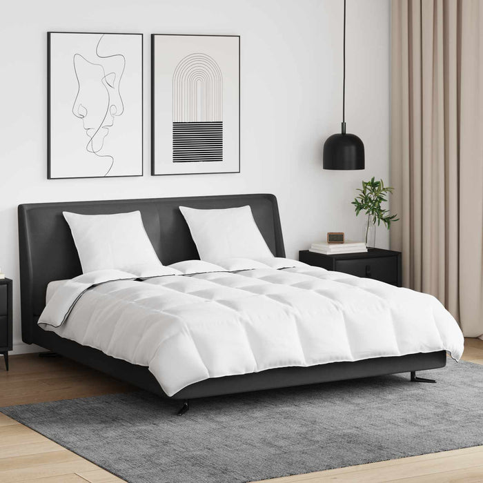 Duvet de iarnă cu pernă 3 pcs Alb Pene de rață - WALTI WALTI
