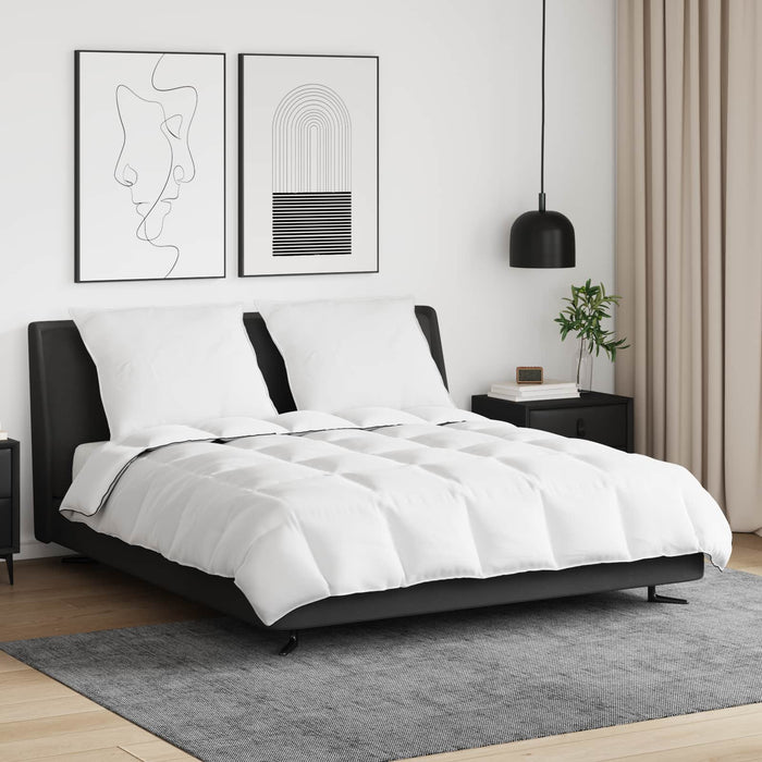 Duvet de iarnă cu pernă 3 pcs Alb Pene de rață - WALTI WALTI