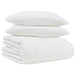 Duvet de iarnă cu pernă 3 pcs Alb Pene de rață - WALTI WALTI