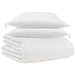 Duvet de iarnă cu pernă 3 pcs Alb Pene de rață - WALTI WALTI
