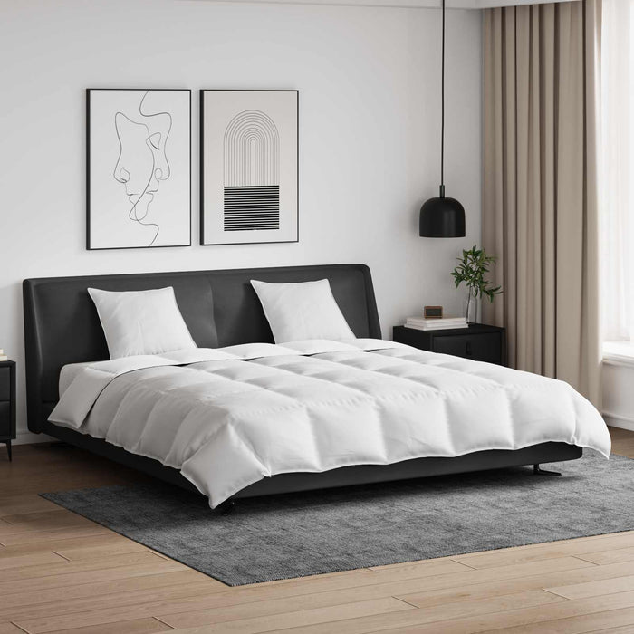 Set de Pături cu pernă 3 pcs Alb Pene de rață - WALTI WALTI
