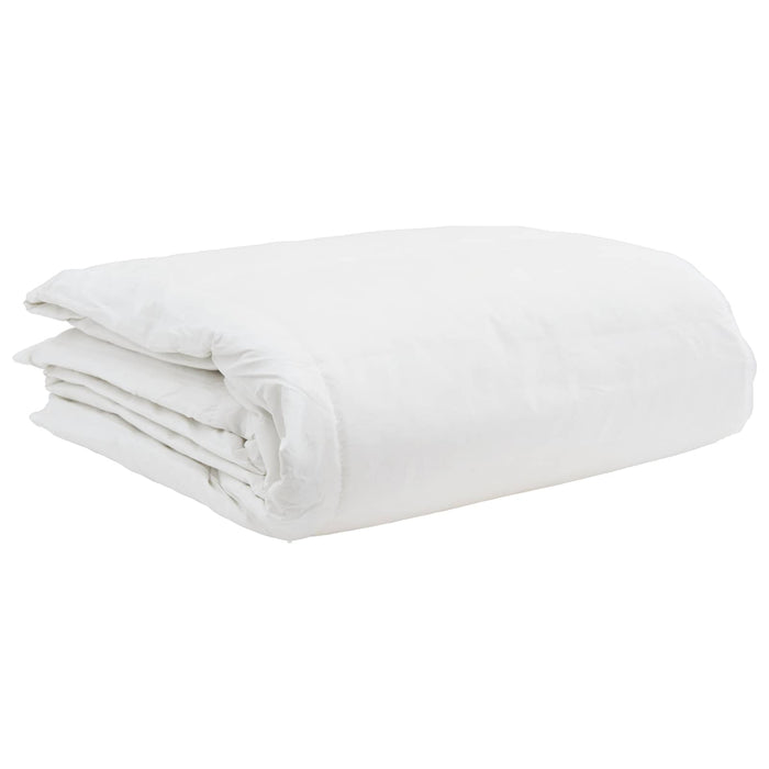 Set de Pături cu pernă 3 pcs Alb Pene de rață - WALTI WALTI