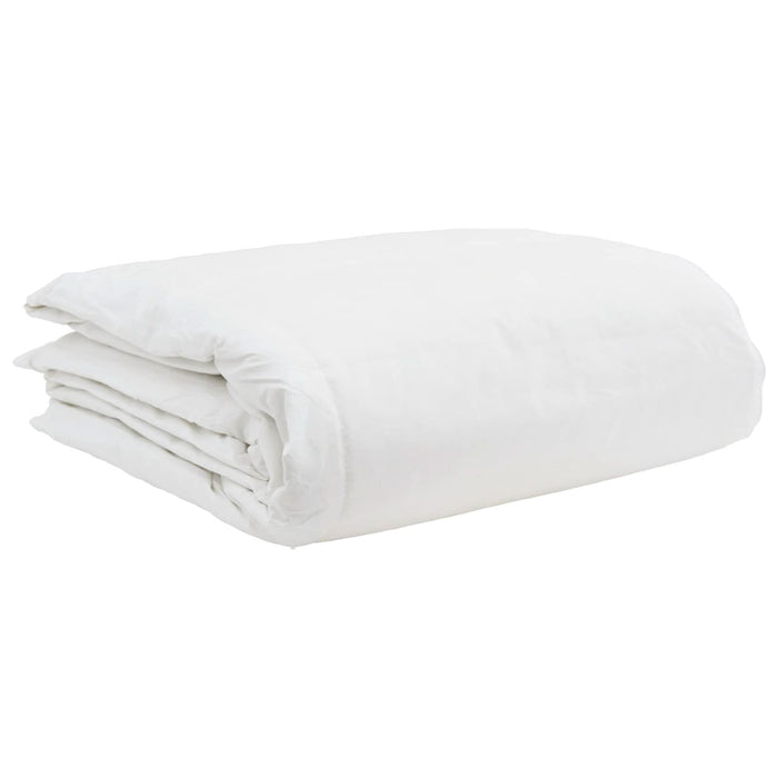 Set de Pături cu pernă 3 pcs Alb Pene de rață - WALTI WALTI