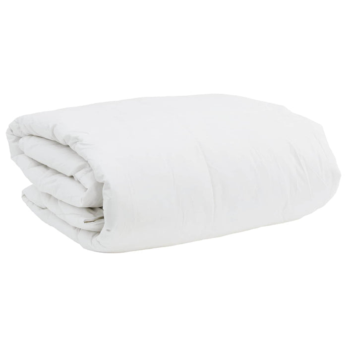 Set de Pături cu pernă 3 pcs Alb Pene de rață - WALTI WALTI