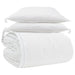 Set de Pături cu pernă 3 pcs Alb Pene de rață - WALTI WALTI