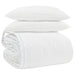 Set de Pături cu pernă 3 pcs Alb Pene de rață - WALTI WALTI