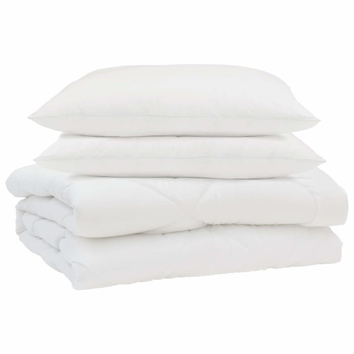Pilotă de vară cu pernă 3 pcs Alb Microfibră - WALTI WALTI