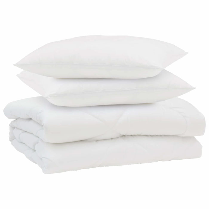 Pilotă de vară cu pernă 3 pcs Alb Microfibră - WALTI WALTI